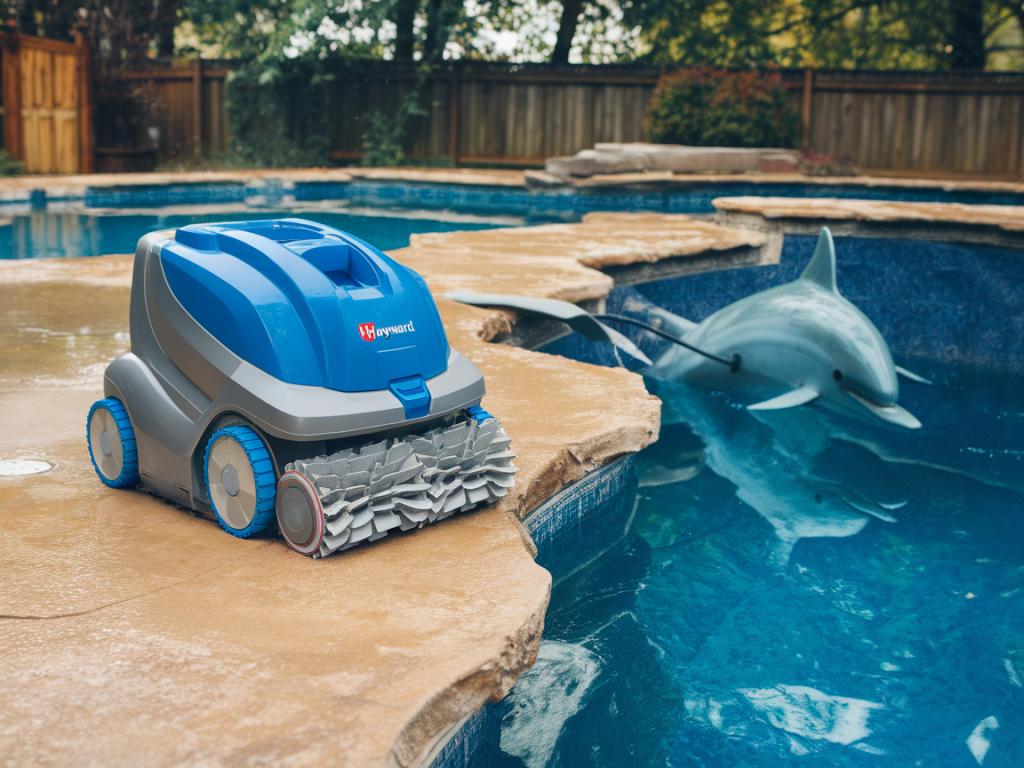 Quel robot de nettoyage choisir pour une piscine à fond irrégulier : test réel dolphin contre hayward