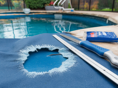 Comment réparer un liner percé sans vider la piscine : méthode étape par étape et outils indispensables