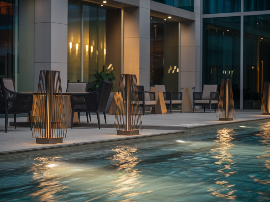 Les éclairages tendances pour sublimer vos soirées autour de la piscine
